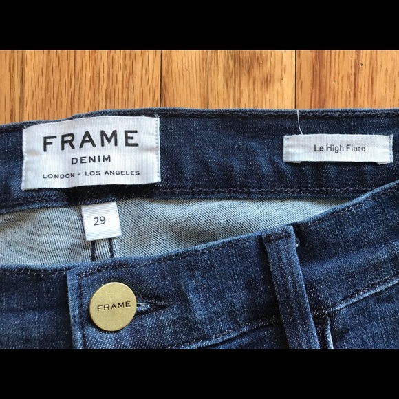 Frame le high flare sz 29 in riverdale wash - Picture 3 of 6